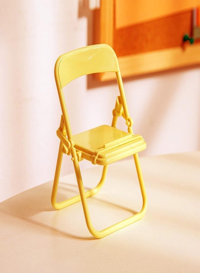 Wentoenapp 5Pcs Random Color Mini Folding Back Small Chair, Model Dollhouse Doll House Miniature Plastic Furniture Accessories Scene Props for Micro Landscape Dollhouse Furniture Mini Chair Accessories - Image 4